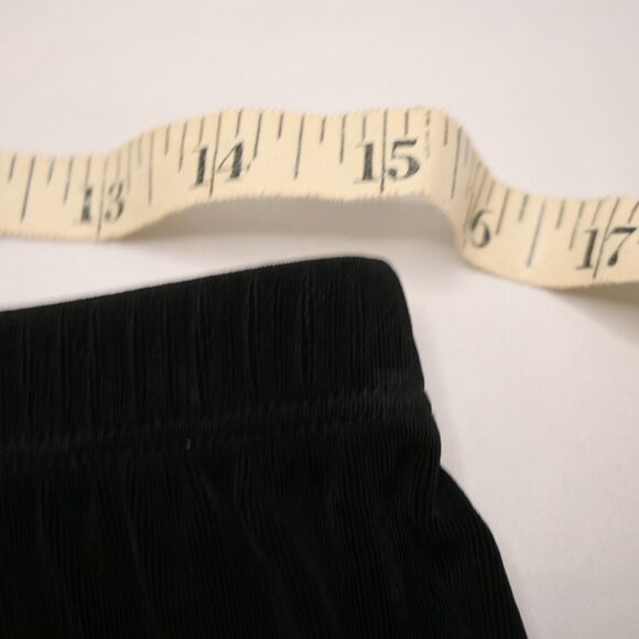 Chicos Travelers 3 Womens 16 Black Indiya Capri Pants Drawstring Hem High Rise - Picture 4 of 7